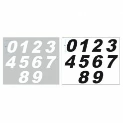 YTSTNUM9 Numéros Découpés 90mm (vendu Par 10 Pièces)