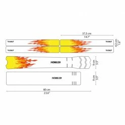 DYSTFFLA Sticker - Flames (SUR COMMANDE)