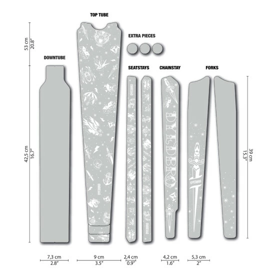 DYSTFGTAT Sticker - Tattoo Old School Pour Gravel (SUR COMMANDE) 1 DYSTFGTAT Sticker - Tattoo Old School Pour Gravel (SUR COMMANDE)